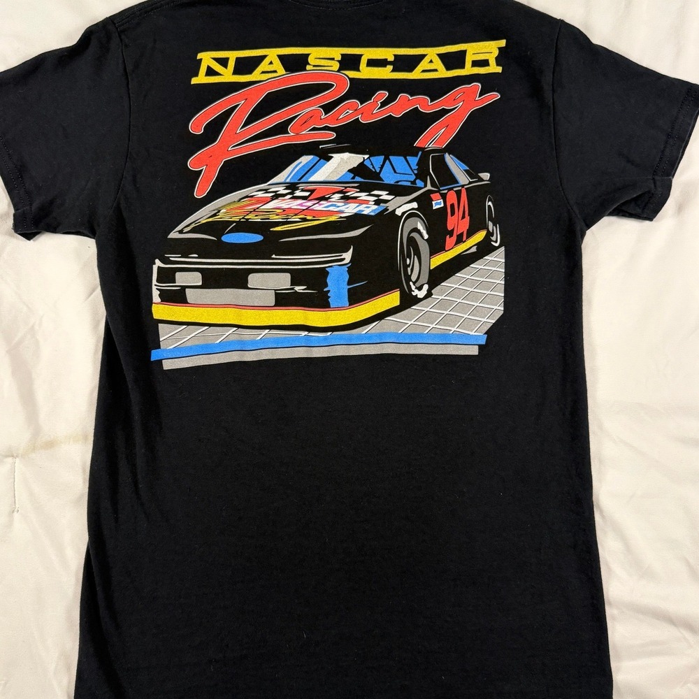 NASCAR Racing Graphic T-Shirt Mens Small Black Short Sleeve Race Car Tee Freeze - Picture 5 of 5
